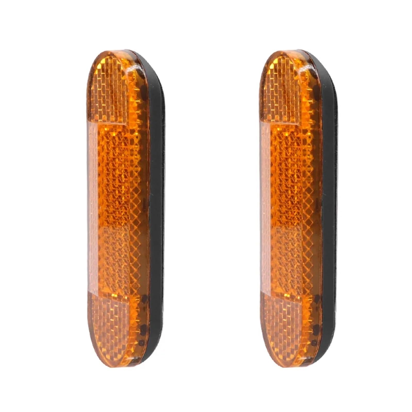 Pizgear 1/2 STK Scooter-Sicherheitsvorderteil aus ABS, reflektierendes Nachtwarnreflektorrohr, for Xiaomi, Mi Electric Scooter 1S Pro Pro2 M365 Accessor Leichte reflektierende Schale(2pcs) von Pizgear