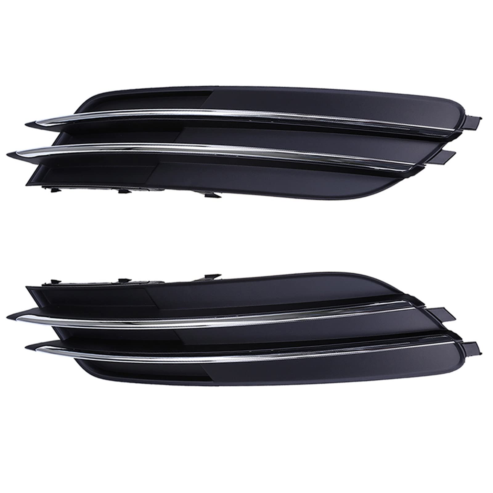 Pizgear 1 Paar Links Rechts Auto Nebelscheinwerfer Kühlergrill Abdeckung Trim, for Audi, for A6 C7 Limousine 2012 2013 2014 2015 Ersatz Nebelscheinwerfer Grill ABS Nebelscheinwerfer-Grillabdeckung von Pizgear