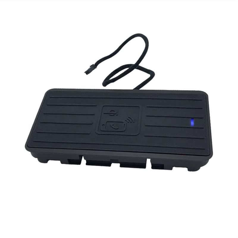 Pizgear 10 W Qi kabelloses Autoladegerät, for, 3er G20 G28 2019 2020 Kabelloses Ladepanel, Getränkehalter, Telefon 11, Schnellladepad Ladepad für Fahrzeugtelefone von Pizgear