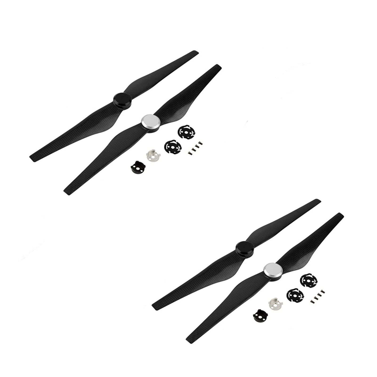 Pizgear 1345S Paddle Blades Propeller, for Inspire 1 Carbonfaserverstärkter Propeller-Schnellspanner leichte Drohnenpropeller(Two Pairs) von Pizgear