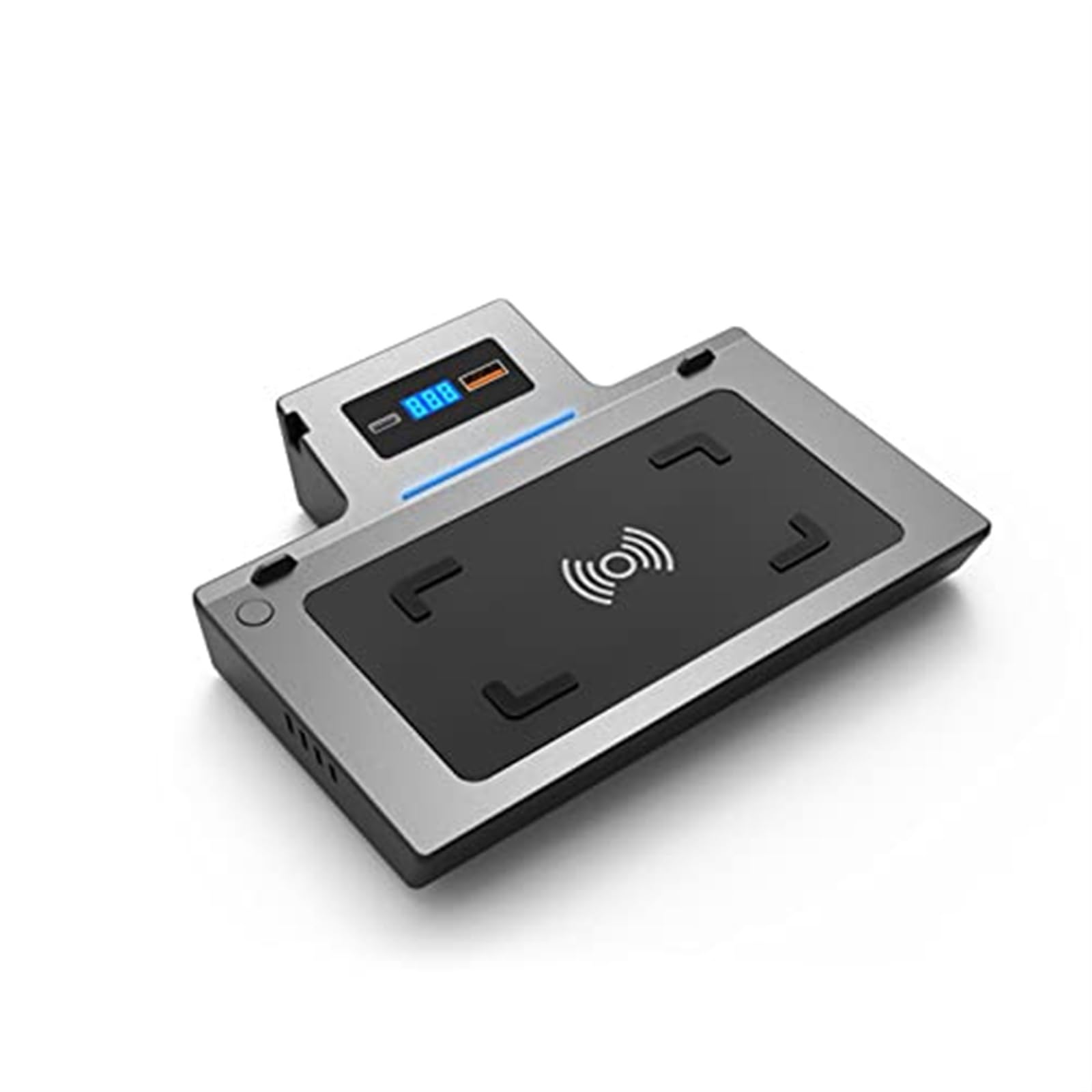 Pizgear 15W Auto QI Wireless Charger Multifunktionale intelligente Ladeplatine, for, W177 A/B Klasse CLA GLB Zubehör Drahtloses Fahrzeugladegerät von Pizgear