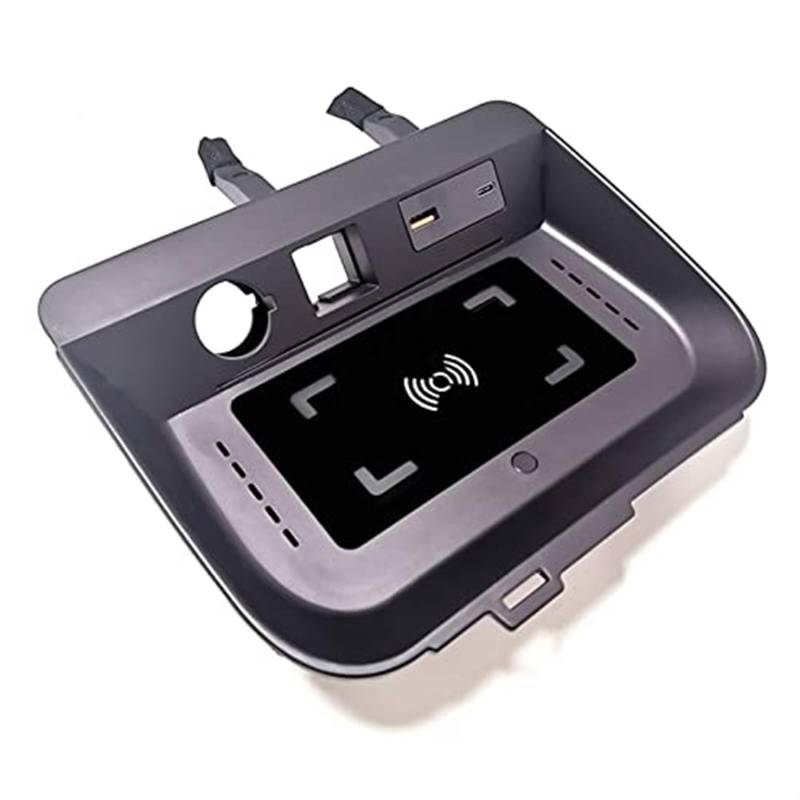 Pizgear 15W Auto QI Wireless Ladegerät Schnellladegerät Ladehülle Telefonhalter, for Toyota, for RAV4, 2019 2020 2021 Zubehör Schnellladeplatte von Pizgear