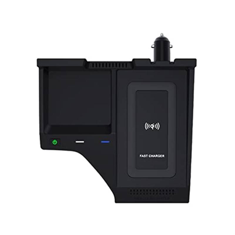 Pizgear 15W Auto-Wireless-Ladegerät Qi Wireless Onboard-Ladegerät Pad Autotelefonhalter mit USB-Ladeanschluss, for Nissan, Sylphy 2020-2021 Schnellladeplatte von Pizgear