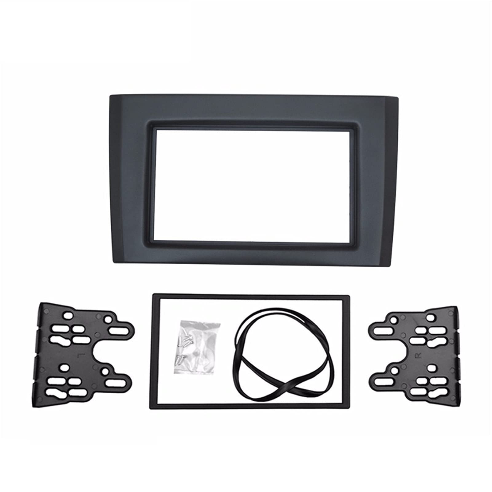 Pizgear 2-DIN-Radioblende, Armaturenbrett-Installation, Stereo-Panel, CD-Verkleidungssatz, Frontrahmenblende, for Volvo, XC90 ab 2002 Autoradio-Blende(178X100mm) von Pizgear