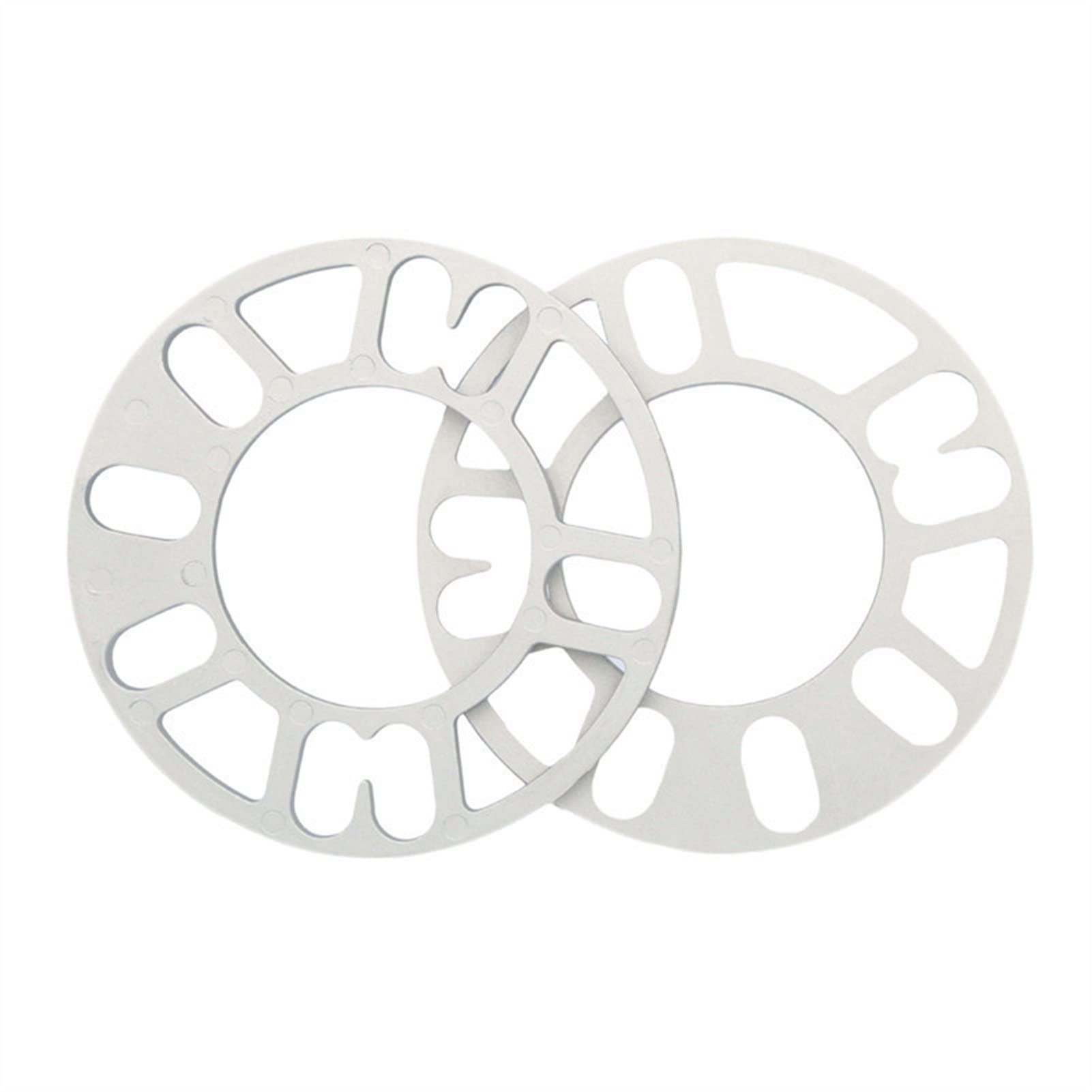 Pizgear 2 STÜCKE Universal-Aluminiumlegierung 3mm 5mm 8mm 10mm Spurverbreiterung Distanzscheiben Platte 4 5 Stud 4x100 4x114,3 5x100 5x108 5x114,3 5x120 Abstandshalter für Autonaben(5mm) von Pizgear