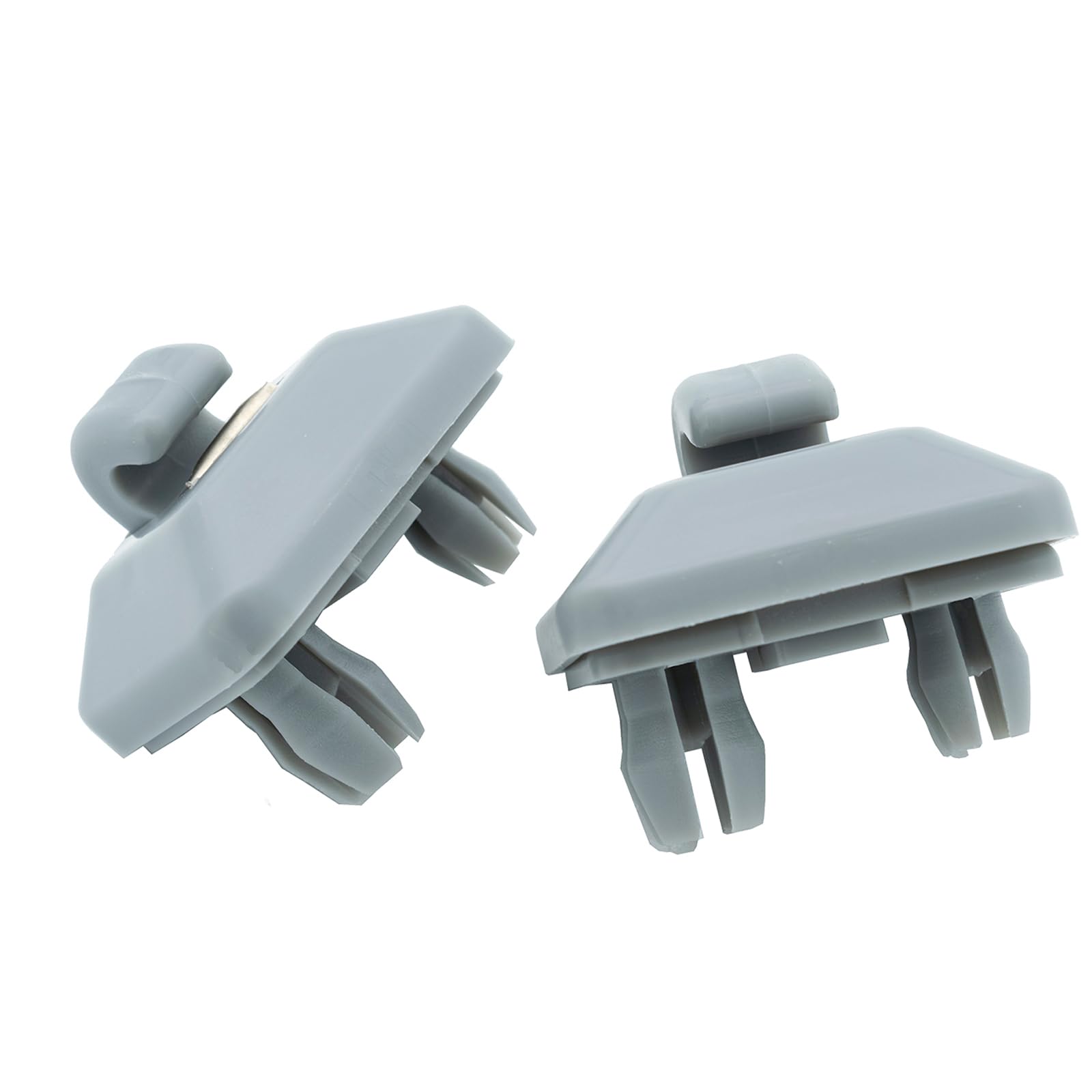 Pizgear 2 Stücke Auto Sonnenblende Clip Halterung Innen Sonnenblende Haken, for, for A1 A3 A4 A5 A7 Q3 Q5 B6 B7 B8 S4 S5 Grau OE # 8E0857562A Clips für die Innenseite der Sonnenblende(Grey) von Pizgear