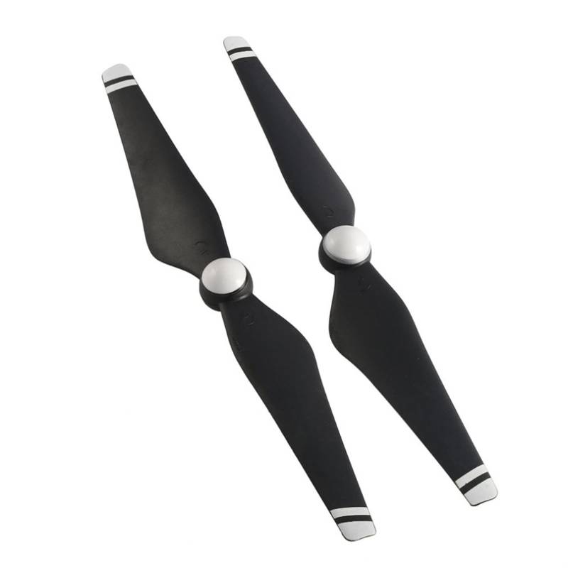 Pizgear 2 stücke 9450S Quick Release Propeller Ersatz Requisiten 9450 Klinge Mit Halterung Basis Ersatzteile, for DJI Phantom 4 Pro erweiterte Drone leichte Drohnenpropeller(White) von Pizgear