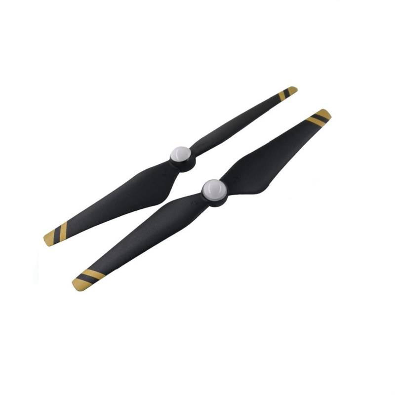 Pizgear 2 stücke 9450S Quick Release Propeller Ersatz Requisiten 9450 Klinge Mit Halterung Basis Ersatzteile, for DJI Phantom 4 Pro erweiterte Drone leichte Drohnenpropeller(Yellow) von Pizgear