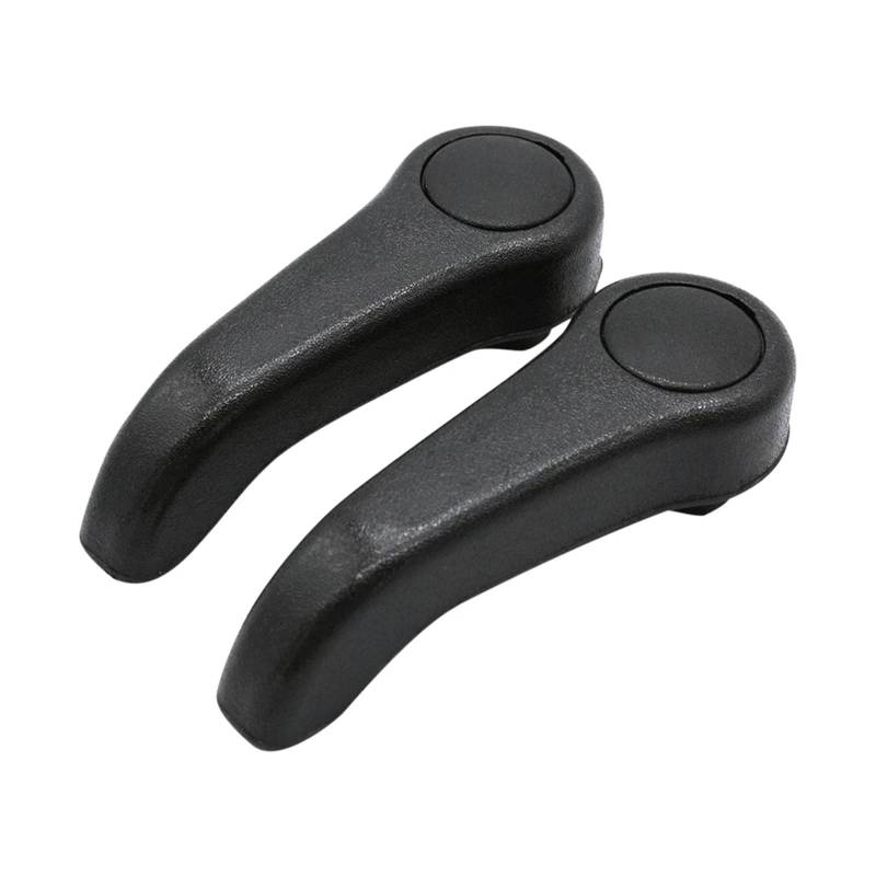 Pizgear 2-teiliges Set, Ersatz for den Sitzverstellhebel-Zuggriff, for Renault, Clio, alle Serien 1998–2008, Mk2, Twingo Fahrzeugsitzhebel(Black) von Pizgear