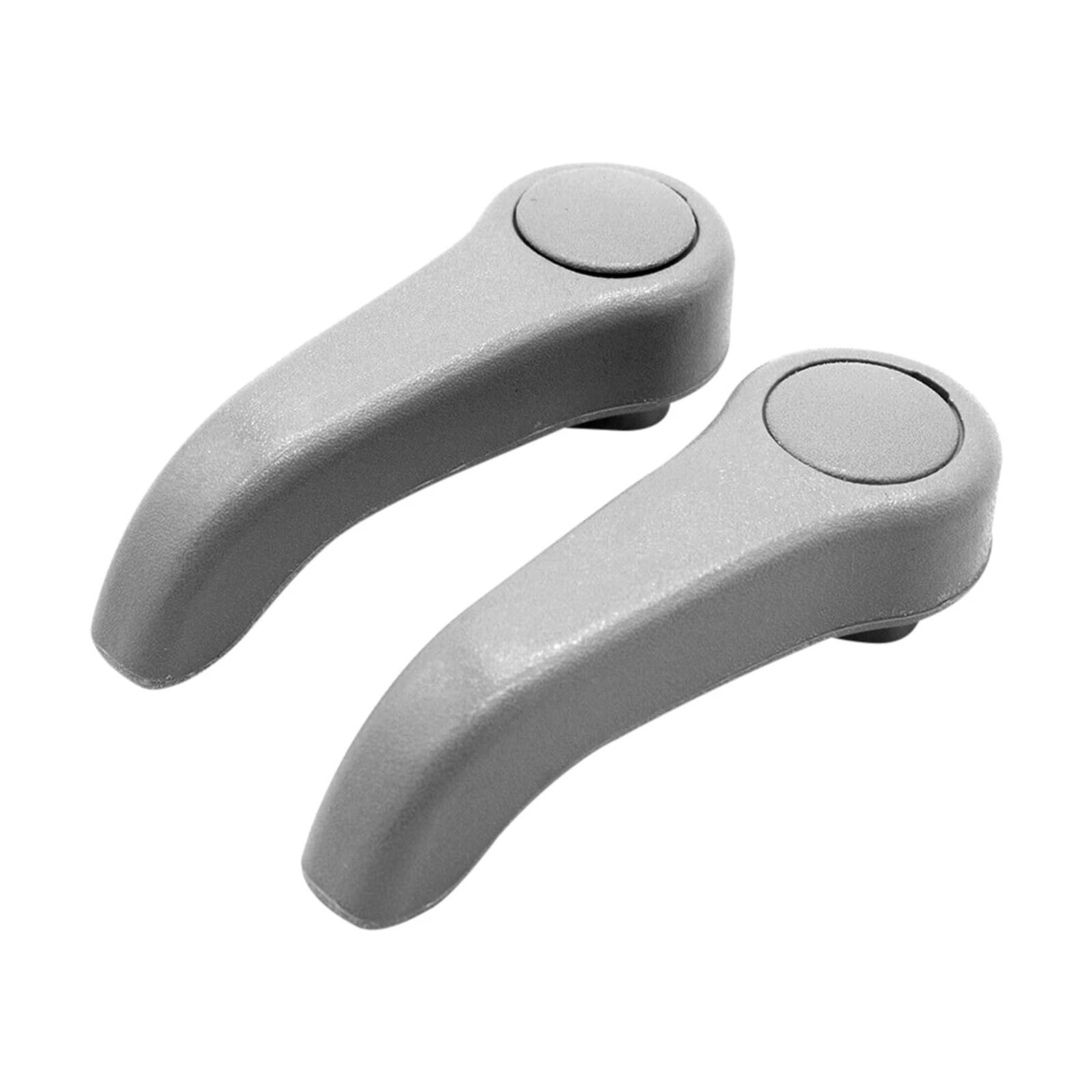 Pizgear 2-teiliges Set, Ersatz for den Sitzverstellhebel-Zuggriff, for Renault, Clio, alle Serien 1998–2008, Mk2, Twingo Fahrzeugsitzhebel(Gray) von Pizgear