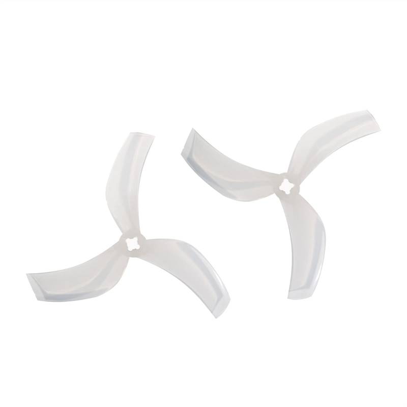 Pizgear 24 Stück/12 Paar D90 3-Blatt-Propeller, for Cinewhoop Quad Mini FPV Motor 2203-2306 3,5 Zoll leichte Drohnenpropeller(White) von Pizgear