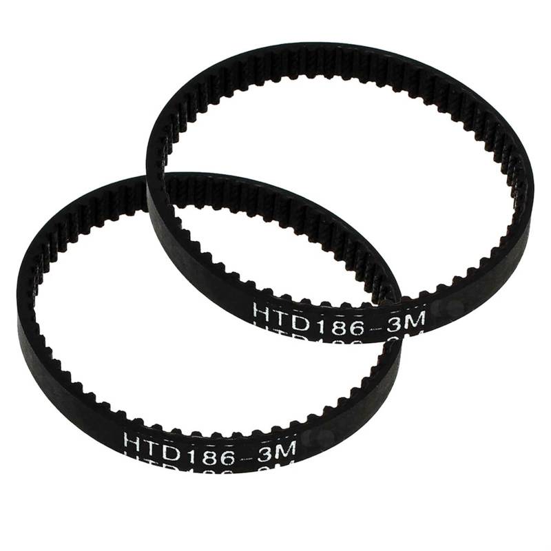 Pizgear 2PCS Zahnriemenantrieb HTD1863M, for Karcher, for FC3 FC5 Hartbodenreiniger X.605500 Riemenersatzteile for Karcher FC3 Riemensatz für Staubsauger von Pizgear