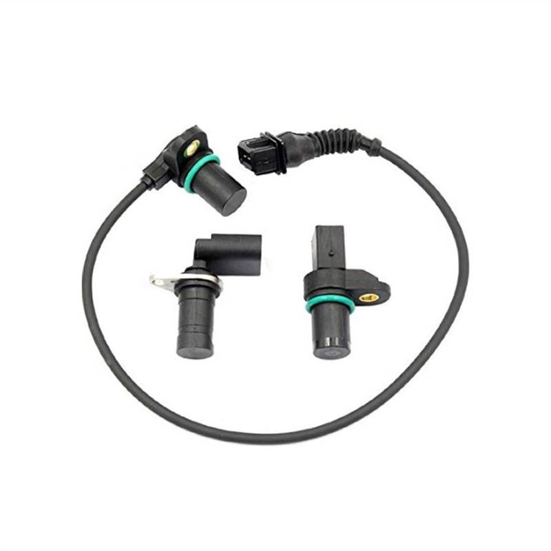 Pizgear 3 stücke Set 12147539165 12147518628 12141709616 Auto Einlass auslass Cam Nockenwelle Kurbelwelle Position Sensor Mit ODER, for, Kurbelwellenpositionssensor für Kraftfahrzeuge von Pizgear