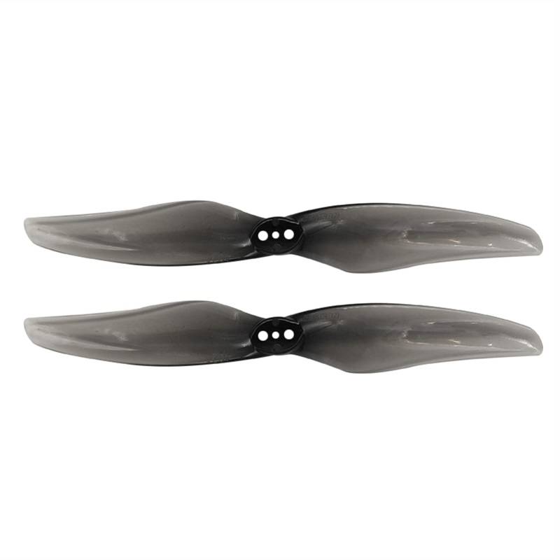 Pizgear 4 Paar 4X2,4 2-Blatt-PC-Propeller, for Explorer LR4 FPV Racing 4-Zoll-Zahnstocher-Micro-Langstreckendrohnen leichte Drohnenpropeller(4Pairs Grey) von Pizgear