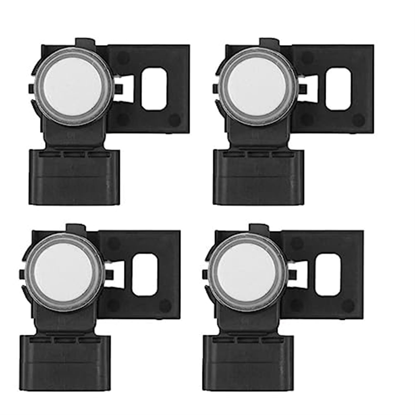 Pizgear 4 STÜCKE 3-farbige Einparkhilfe-Sensoren, Rückfahrassistent, for 39680-TV0-E111-M1 39680TV0E111M1 0263023776 PDC-Parkwarnung(White) von Pizgear