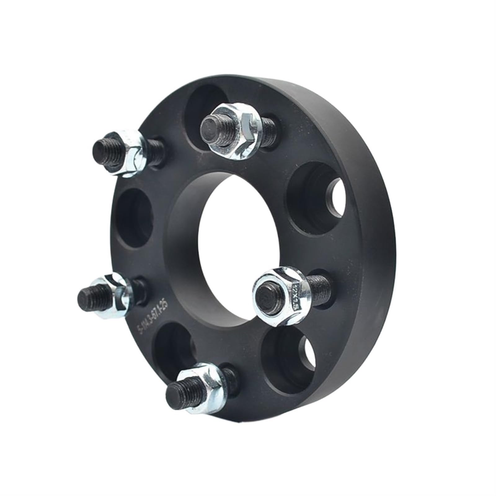 Pizgear 4 STÜCKE Auto Rad Zubehör 5 Bolzen Spurverbreiterung 5x114,3 5x4,5 "67.1CB Spurverbreiterung 25mm Abstandshalter für Autonaben von Pizgear