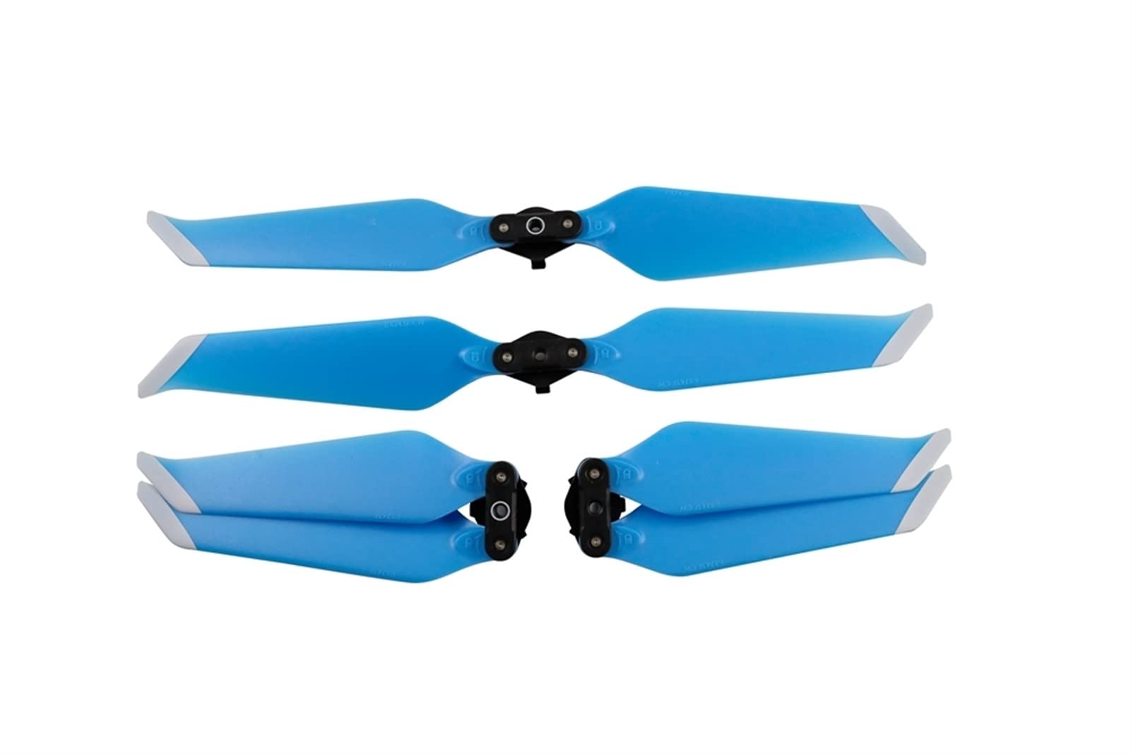 Pizgear 4 Stück 8743F Low-Noise Requisiten Quick-Release Blade Prop Wing Fans Ersatzteile, for DJI Mavic 2 Pro Zoom Drone leichte Drohnenpropeller(Blue) von Pizgear