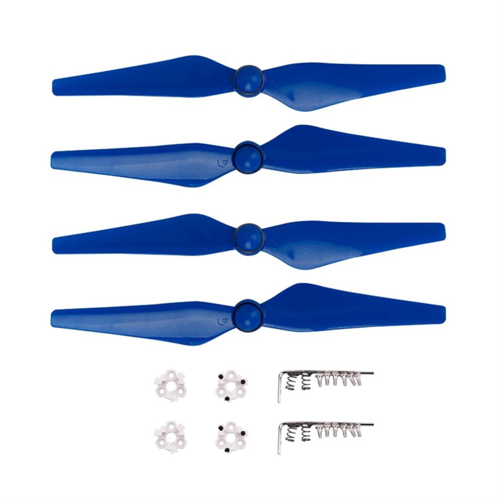 Pizgear 4 stücke 9450S Propeller Quick Release Klinge CC CW Requisiten Flügel Mit Halterung Basis Ersatzteile, for DJI Phantom 4 PRO 4a Erweiterte Drone leichte Drohnenpropeller(Blue) von Pizgear