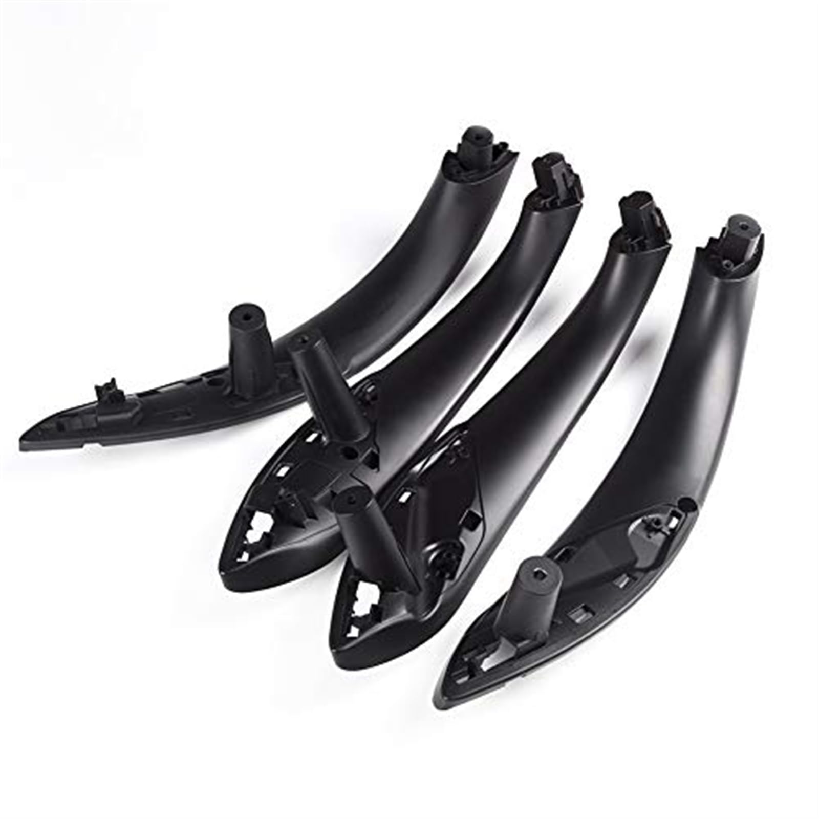 Pizgear 4-teiliges Set Auto-Innentürgriff-Zugverkleidung vorne Links, for, 3er F30 F80 F35 2012 2013 2014 2015 2016 2017 Fahrzeuggriffschutz(Black Black) von Pizgear