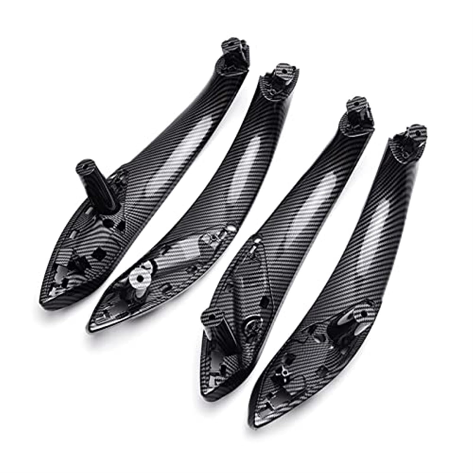 Pizgear 4X Auto ABS Innentürgriff Verkleidungsblende, for, F30 F35 F80 3er Serie 2013 2014 2015 2016 2017 2018 Carbon Fiber Style Autotürgriffabdeckung von Pizgear