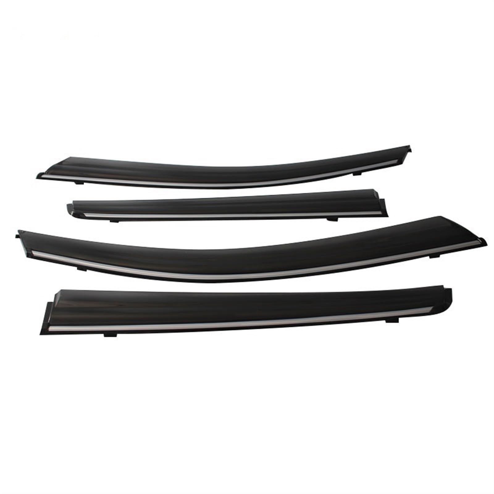 Pizgear ABS-Seitenfensterabweiser, Sonnenschutz, Fenstervisier, for Mitsubishi, for Outlander 2014 2015 2016 2017 2018 2019 2020 Windabweiser-Set von Pizgear