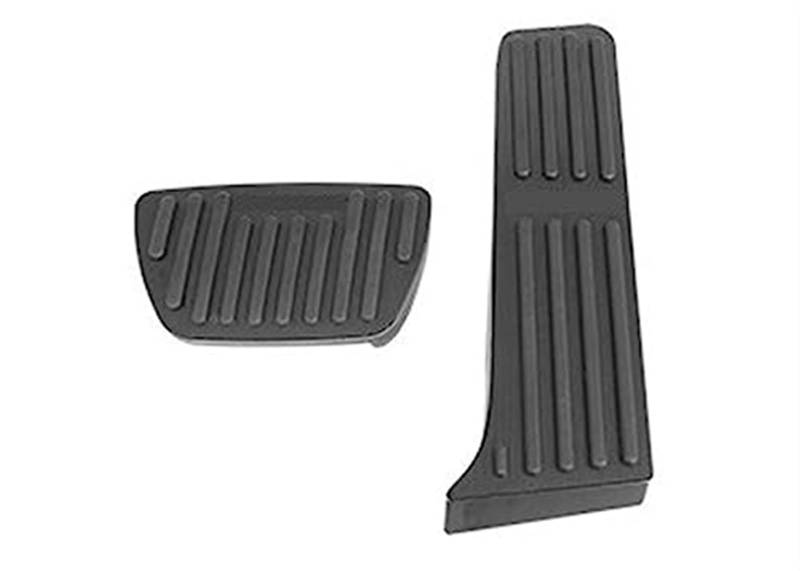 Pizgear Aluminium Auto Gaspedal Kraftstoff Bremspedal Fußstütze Pedale Abdeckung Pads, for Toyota, Highlander XU70 2020 2021 2022 Pedalabdeckung für Fahrzeuge(at 2PCS Black) von Pizgear