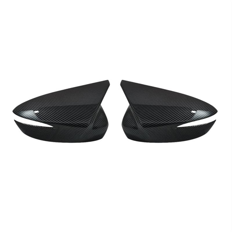 Pizgear Auto Außenspiegelgehäuse Außentürdeckel, for Mazda, CX-3 2016 2017 2018 2019 CX-5 2015 2016 Rückspiegelabdeckkappe Außenspiegel Ersatzteile Seitenspiegel-Abdeckkappen(Black CARBON FIBER PATTER von Pizgear