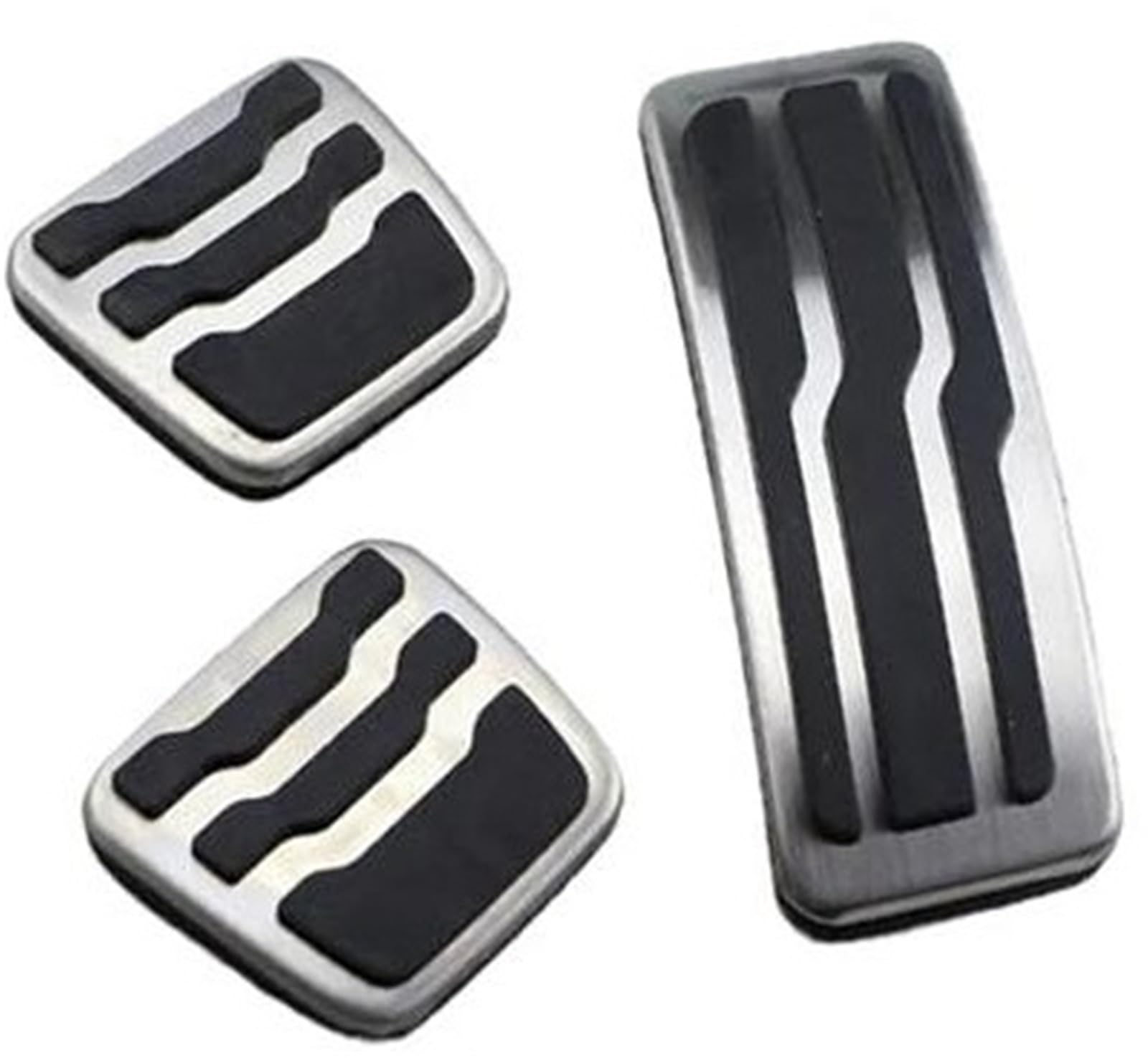 Pizgear Auto-Bremspedalabdeckung, for Ford, Everest Ranger 2015–2021 MT at Zubehör Edelstahlpedale Beschleuniger Kraftstoff Auto-Fußpedalabdeckung(Black MT Pedal) von Pizgear