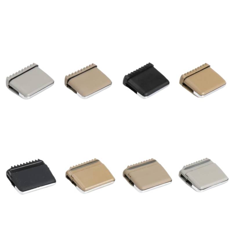 Pizgear Auto Front Klimaanlage A/C Air Vent Outlet Tab Clip Reparatursatz, for Mercedes-Benz, S Klasse S300 W220 98-05 Mitte Links Rechts Clip für Entlüftungslasche(Beige Middle) von Pizgear