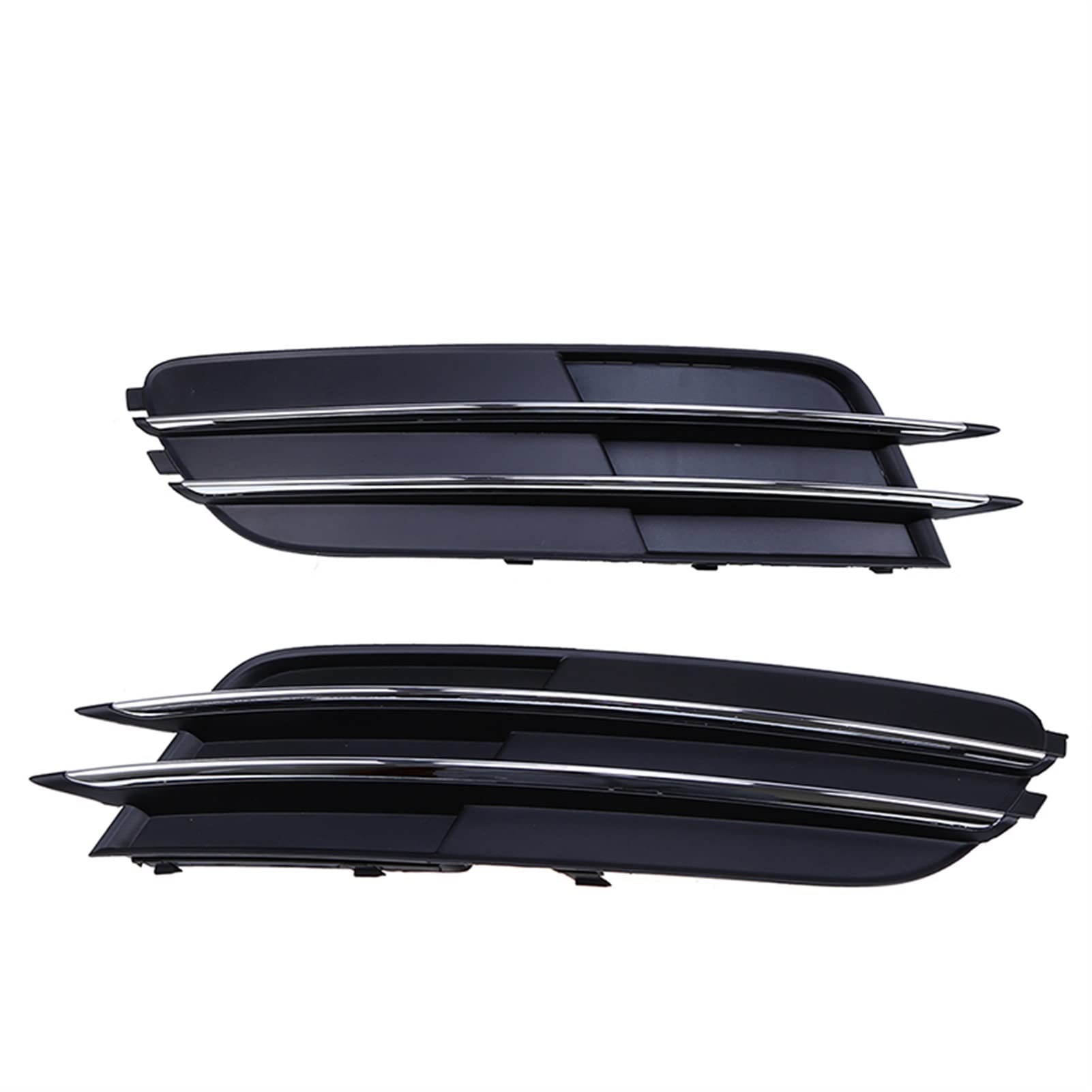 Pizgear Auto-Front-Unterstoßstange, Nebelscheinwerfer, Kühlergrill-Abdeckung, for Audi, for A6 C7 Limousine Avant 2011 2012 2013 2014 2015, Außenteile vor dem Facelift Nebelscheinwerfer-Grillabdeckung von Pizgear