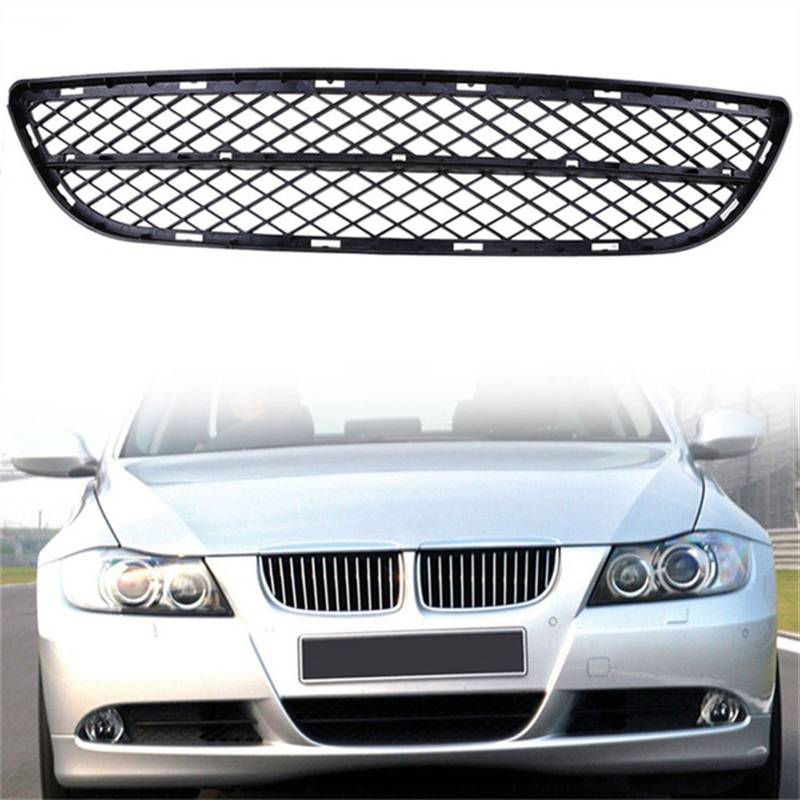 Pizgear Auto-Frontstoßstangen-Kühlergrill unten in der Mitte, for BMW, for 3er E90 E91 Pre LCI 2005 2006 2007, 51117134074 Abdeckung für Nebelscheinwerfergrill für Autostoßstange von Pizgear