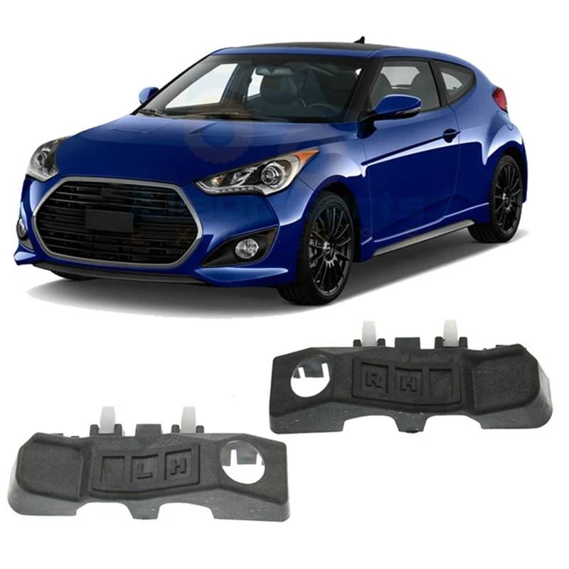 Pizgear Auto-Frontstoßstangenhalterung Links und rechts, for Hyundai, Veloster 2012–2017 865132V000 865142V000 Stoßstangenhalter-Halterungssatz von Pizgear