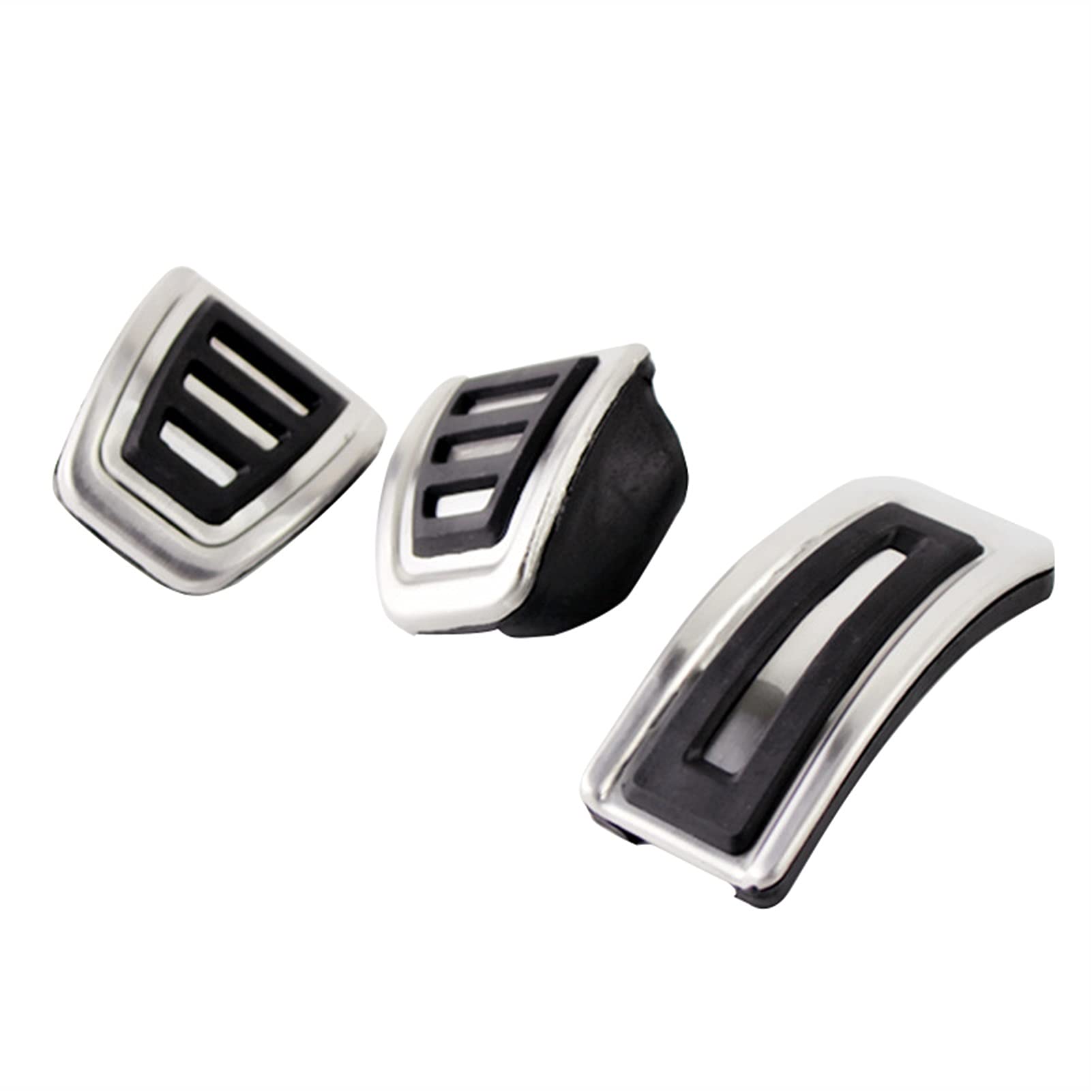 Pizgear Auto Fuß Kraftstoff Pedal Bremse Kupplung Pedale Abdeckung Zubehör, for VW, for Golf 7 GTI MK7, for Seat, for Leon 5F MK3, for Audi A3 8V Auto-Kupplungspedalauflage(MT 3pcs) von Pizgear