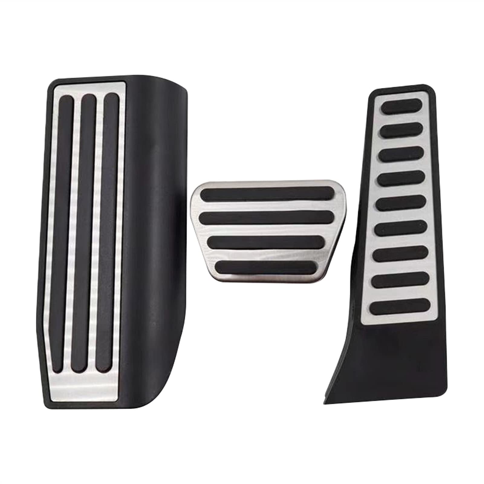 Pizgear Auto-Fußpedal-Kraftstoffbremspedalabdeckung, for Land Rover, for Range Rover, Vogue L322 2005 2006 2007 2008 2009 2010 2011 2012 Zubehör Auto-Kupplungspedalauflage(Footrest at 3pcs) von Pizgear