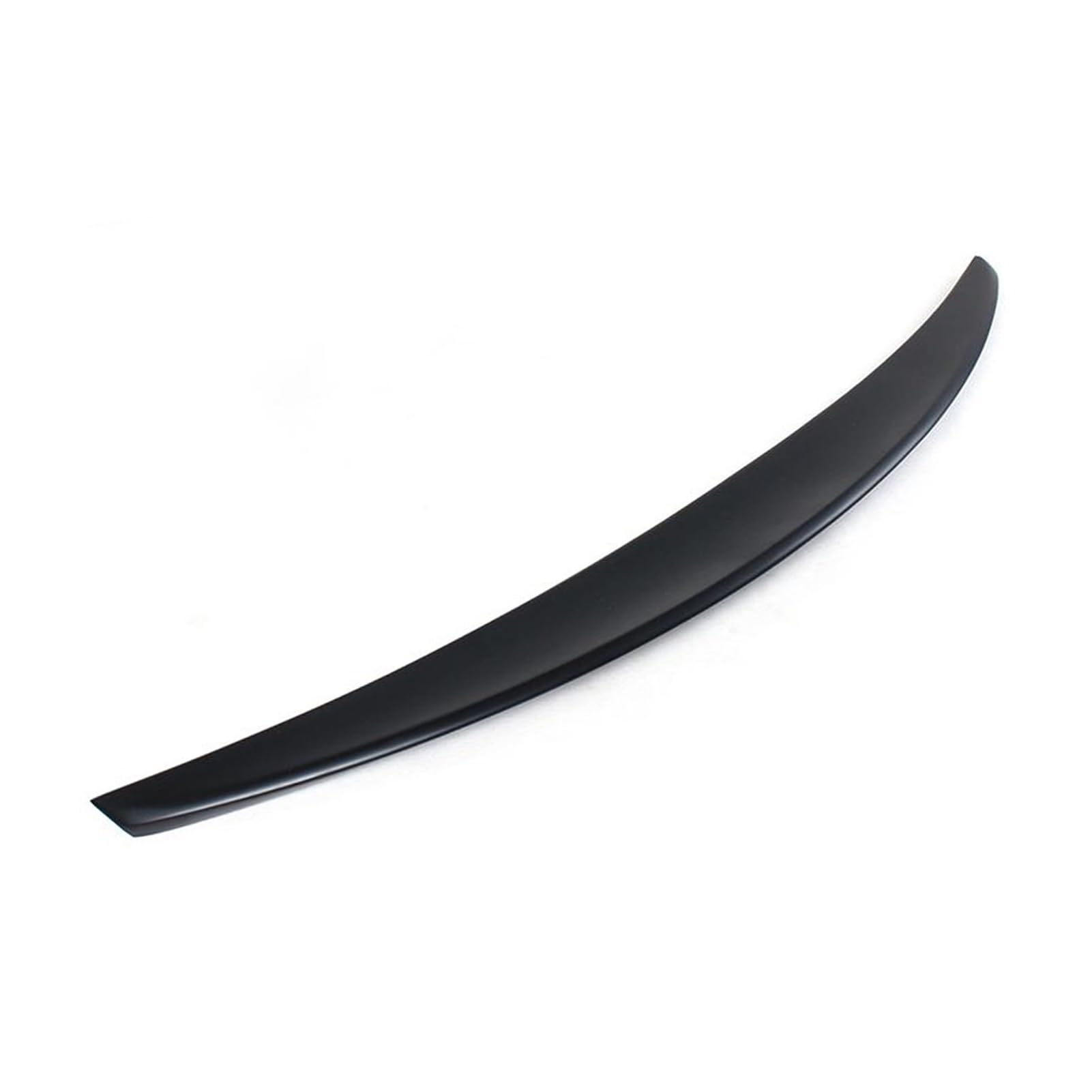 Pizgear Auto-Heckspoiler-Lippenflügel, for Maserati, for GT GranTurismo Cabrio 2-türig 2012–2014, Flacher Kofferraumspoiler, Schwarze FRP-Kohlefaser Heckspoiler(Black FRP) von Pizgear