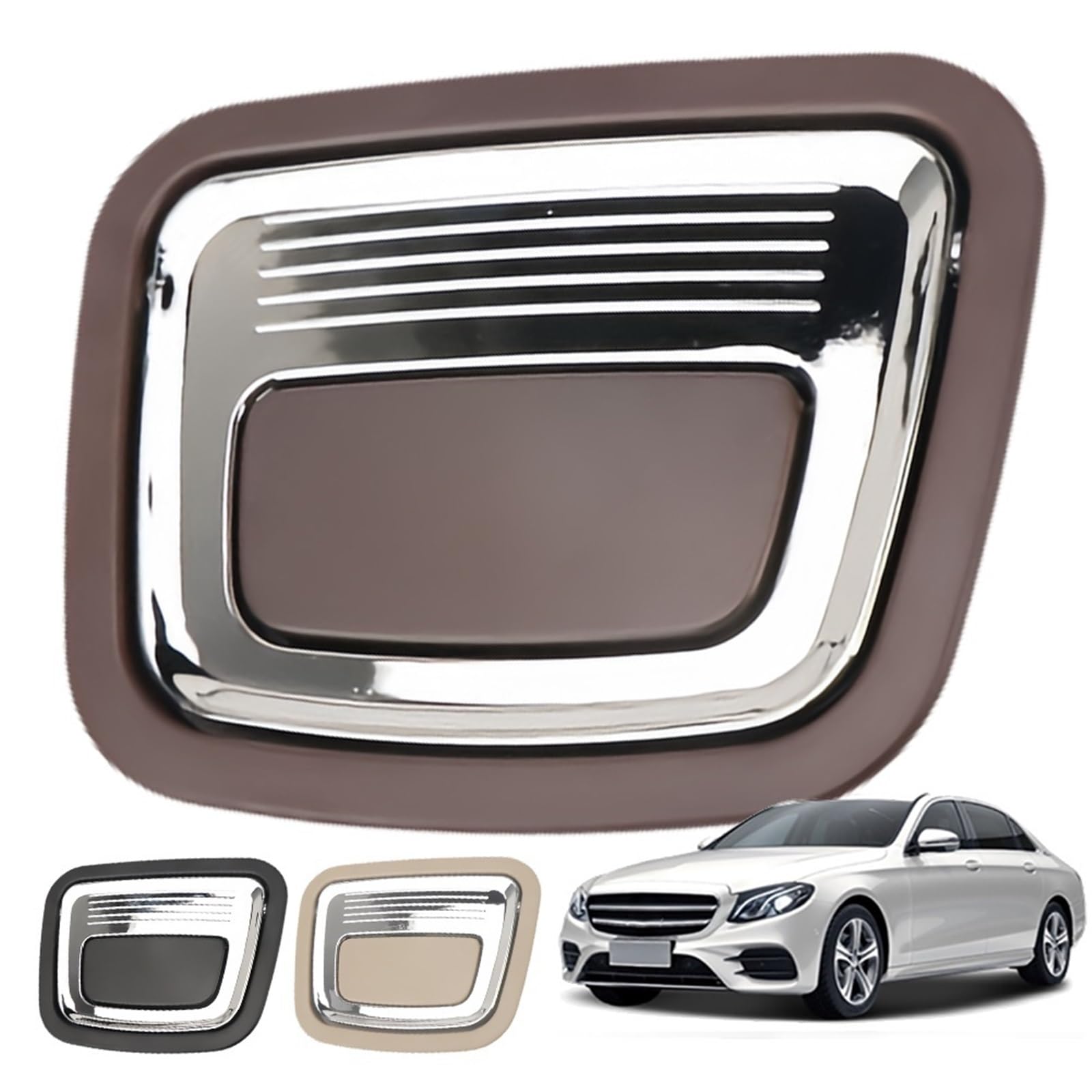 Pizgear Auto-Kofferraummatte, Kofferraumgriff, Bodenplatte, Bodenteppichgriff, for Mercedes, for Benz, ABC GLA CLA-Klasse Griff für Bodenmatten im Kofferraum(Beige) von Pizgear