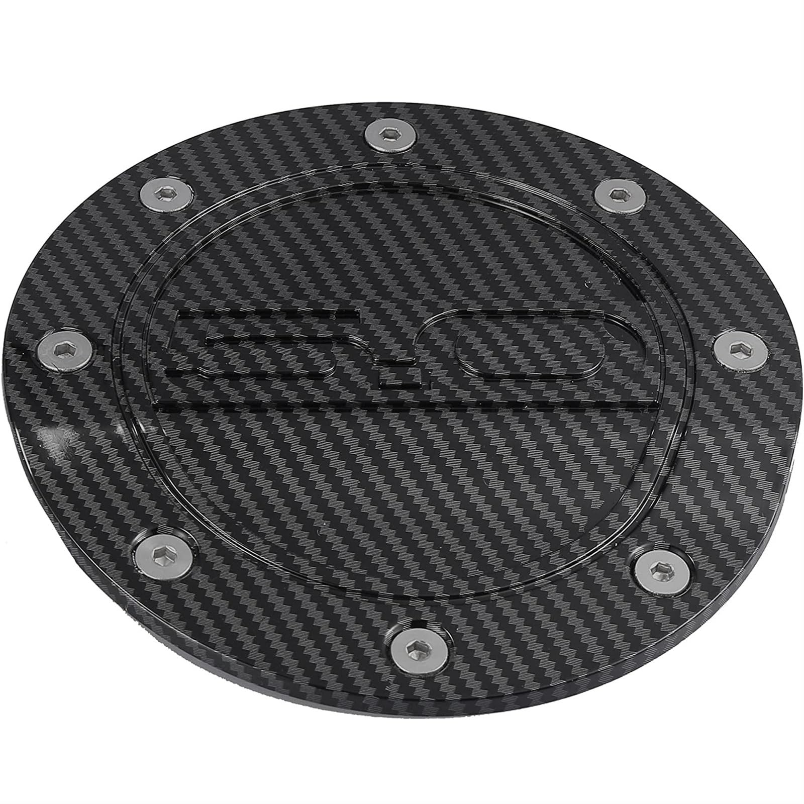 Pizgear Auto Kraftstoffeinfülltür Deckel Dekoration Abdeckung Tankdeckel Abdeckung, for Ford, for Mustang 2015-2022 5.0 Auto-Tankabdeckungen(Carbon Print) von Pizgear