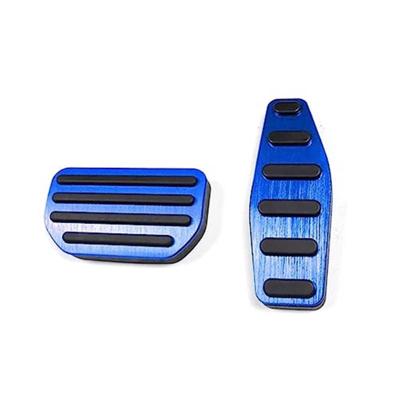 Pizgear Auto Kupplung Bremse Gaspedal Fußstütze Pedale Abdeckungen, for Jimny, JB64 Sierra JB74W 2019 2020 Auto Styling Zubehör Fußpedal Abdeckung Pedalabdeckung für Fahrzeuge(Black MT Blue) von Pizgear