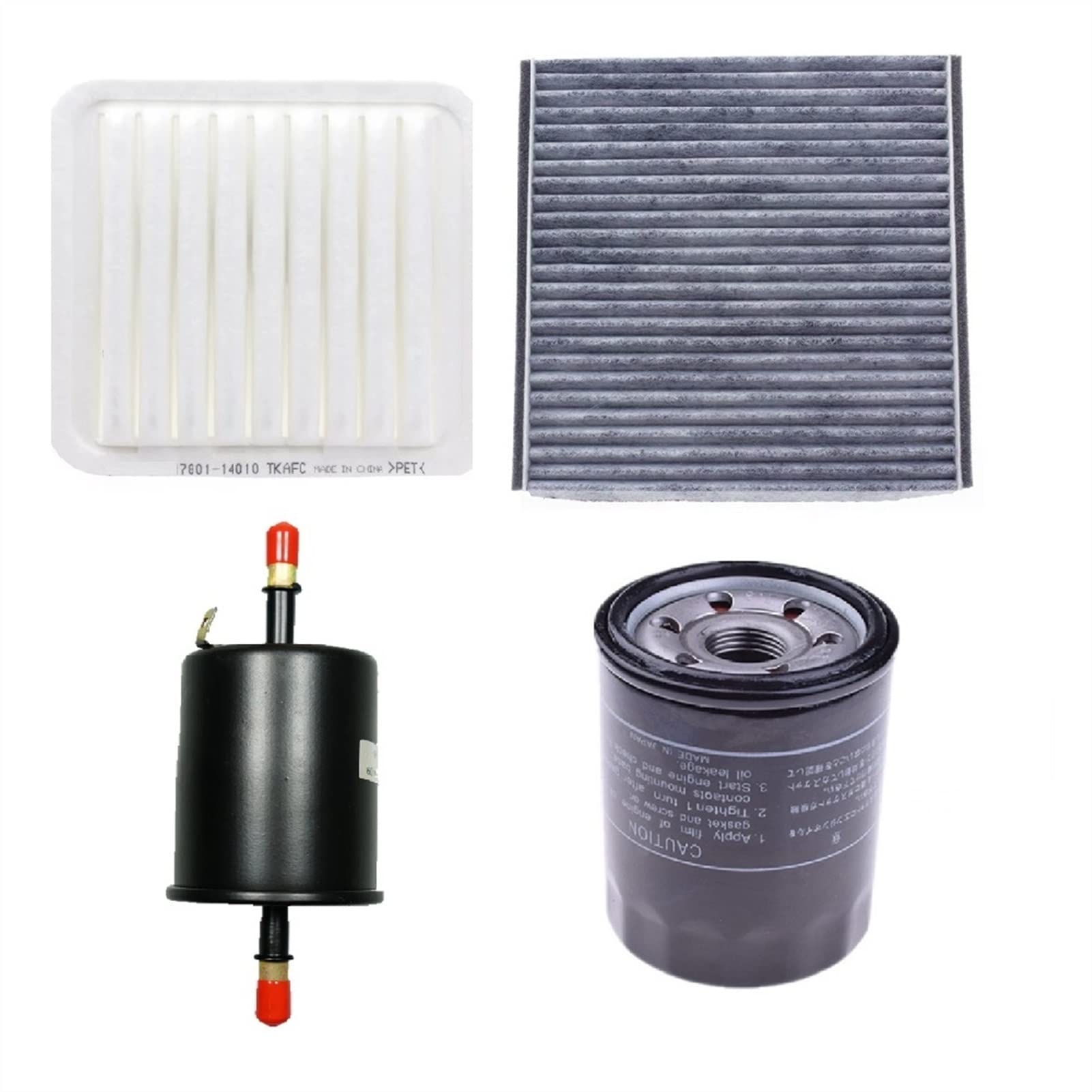 Pizgear Auto-Luftfilter, Klimaanlagenfilter, Auto-Kraftstofffilter, Auto-Schmierölfilter, for Geely, MK1 MK 1 MK2 MK 2 MK-Cross MK Cross Luftfilter Auto(Dark Grey) von Pizgear