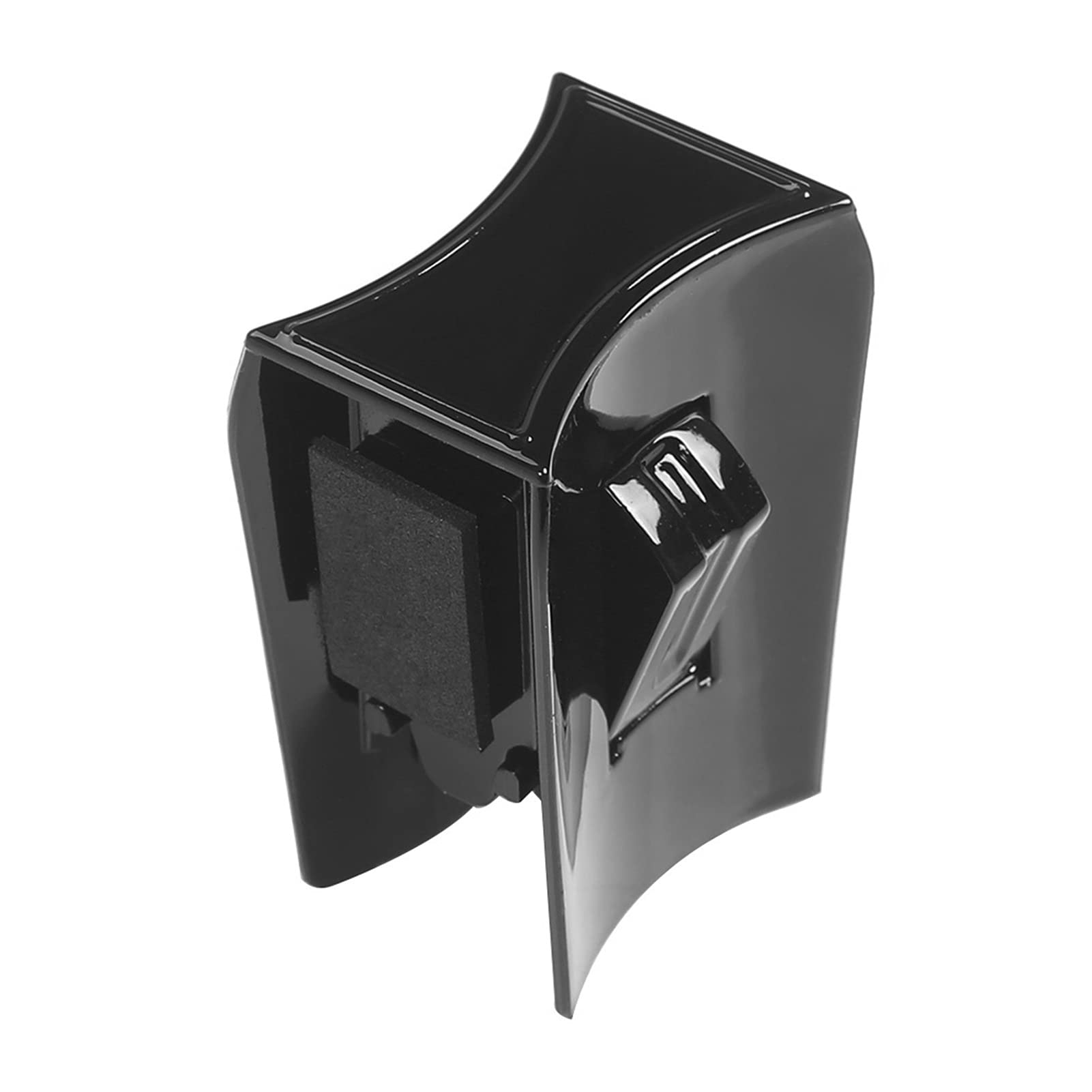 Pizgear Auto-Mittelkonsole, Wasserbecher-Slot, Rutschbegrenzung, Clip, Zubehör, Auto-Becherhalter-Begrenzer, for Tesla, Modell 3 2021 Auto-Wasserbecher(Gloss Black) von Pizgear