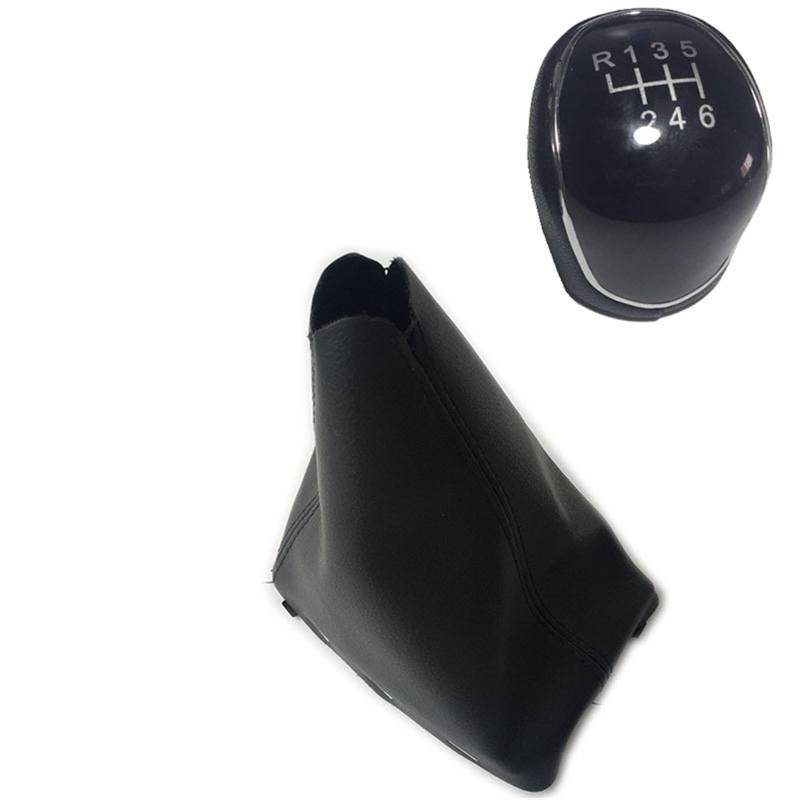 Pizgear Auto Shift Schaltknauf Hebel Gaitor Shifter Boot Cover Handball, for Ford, for C-Max 2007 2008 2009 2010 Schaltknauf für Schaltgetriebe(6 Speed Set) von Pizgear