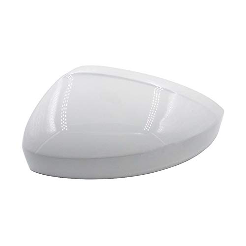 Pizgear Auto Side Rearview Mirror Cover, for VW, for, 2017 2018 Wing Mirror Shell Cap Housing, Rear View Mirror Protection Cap Frame Seitenspiegelkappen(White Left Side) von Pizgear