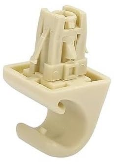 Pizgear Beige Auto ABS Sonnenblende Haken Clip Halterung Halter 74348-33040 Sonnenblenden-Cliphalterung von Pizgear