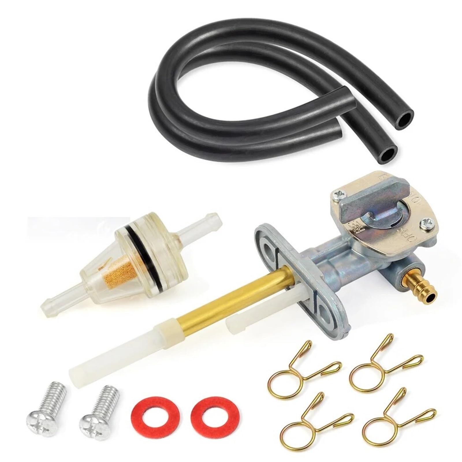 Pizgear Benzinhahn-Kit TTR90 TT-R90 TTR 90 E 2000-2007 5HN-24500-01-00 Kraftstoffabsperrventil für Motorräder von Pizgear