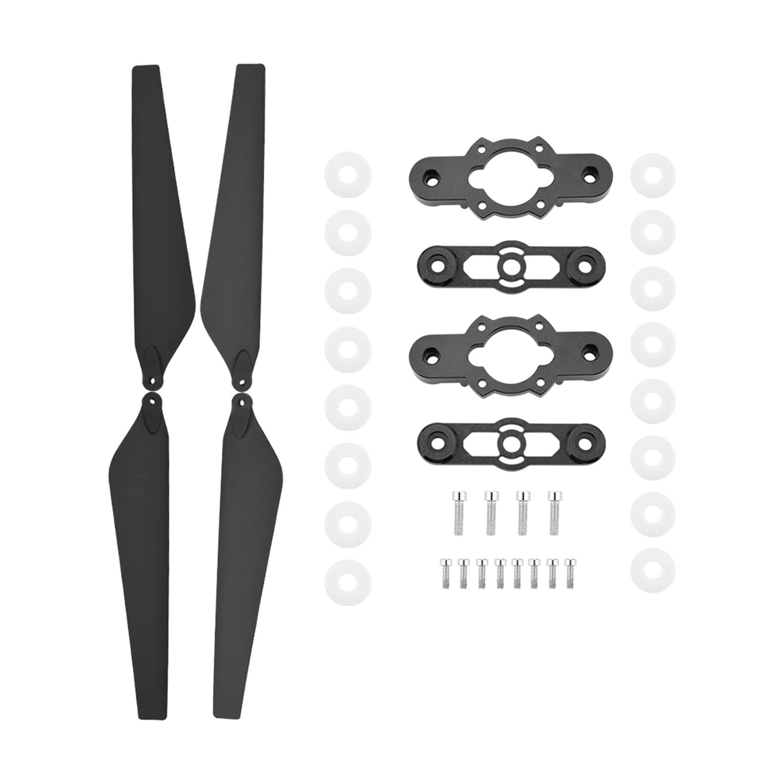 Pizgear Carbon Fiber Paddle Folding Propeller mit Requisiten Klemme Landwirtschaft Pflanzenzubehör, for DJI E5000 CW/CCW leichte Drohnenpropeller(1 Pair Propeller Set) von Pizgear