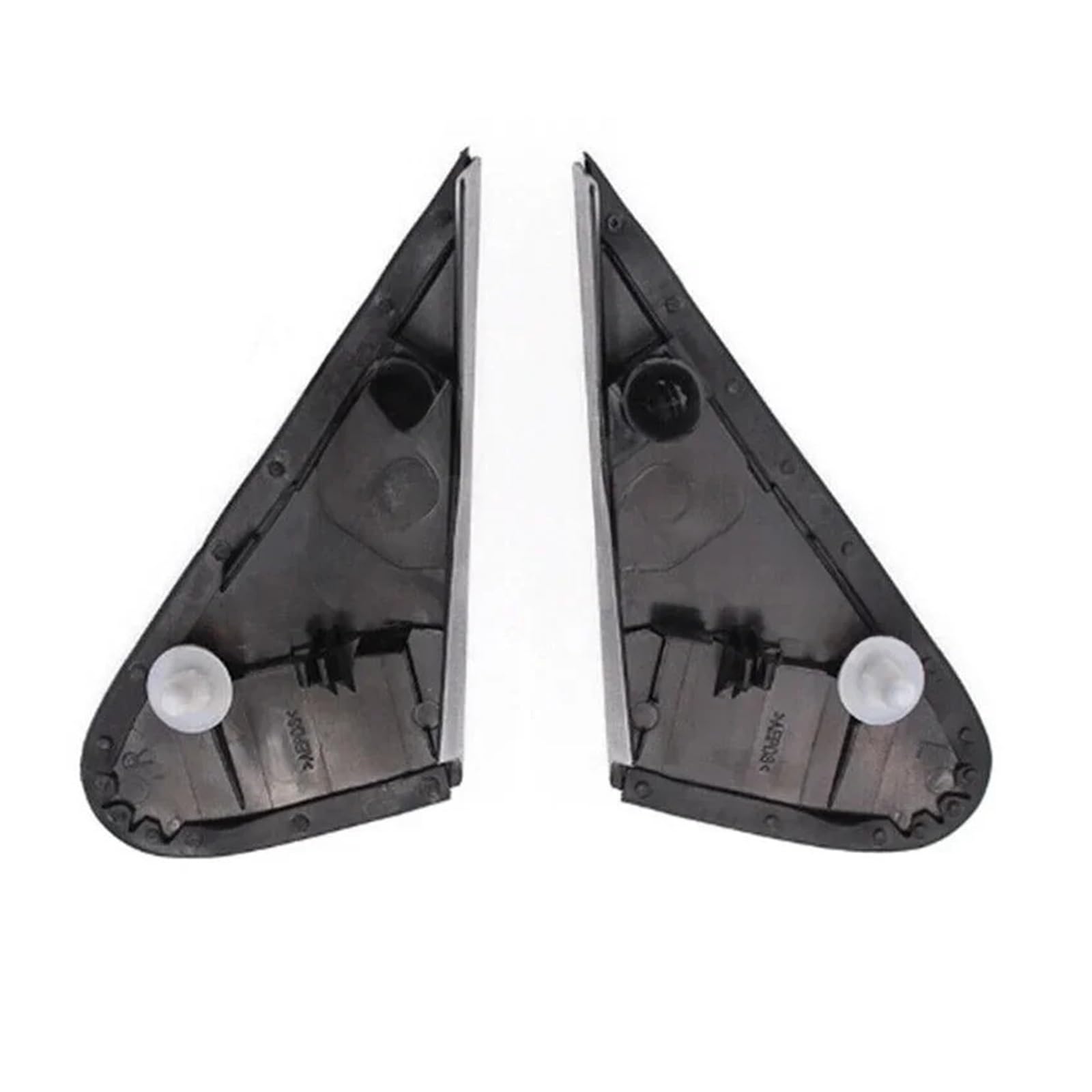 Pizgear Dreieckige Eckabdeckungen for Seitenspiegel Links und rechts, schwarzes Zubehör 60117-0R020 60118-0R020, for Toyota, for RAV4, 2009 2010 2011 2012 Kfz-Seitenspiegelabdeckung von Pizgear