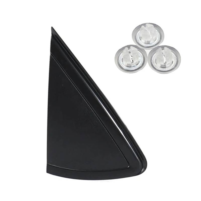 Pizgear Dreieckige Zierleiste for Seitenspiegel der Flügeltür, Eckverkleidung 6R0853273A 6R0853274A, for VW, for Polo, for 5 6R GTI 2011-2018 Kfz-Seitenspiegelabdeckung(Polo 6R 2011-2018-L) von Pizgear