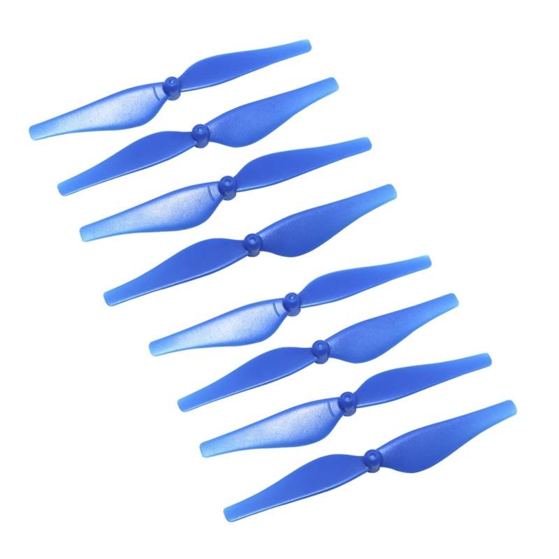 Pizgear Drone Propeller Ersatz Langlebige Requisiten Weiß Rot Blau Gelb Schwarz CW CCW Klingen, for DJI Tello leichte Drohnenpropeller(Bundle 2,Blue) von Pizgear