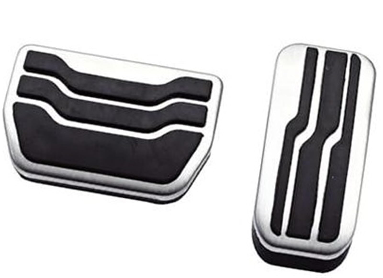 Pizgear Edelstahl Auto Bremspedal Pads Pedale Abdeckung, for Ford, for Mondeo, Edge at 2015-2022 Auto Zubehör Auto-Fußpedalabdeckung von Pizgear