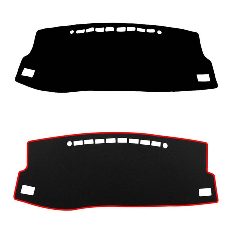 Pizgear For Toyota, for Corolla, IM Auris 2014 2015 2016 2017 2018 Armaturenbrett-Abdeckung, Matte, Pad, Dashmat, Sonnenschutz, Instrumententeppich, Autozubehör Auto-Armaturenbrettmatte(Black(Red Edge von Pizgear